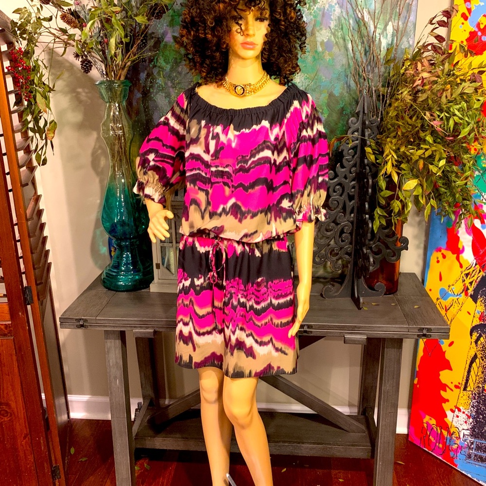 Amazing dress Colorful and sexy. Boston Proper/NW. Classy perfect for spring. - Picture 1 of 2